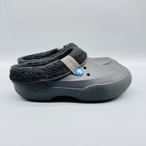 CROCS Black and Gray Flats